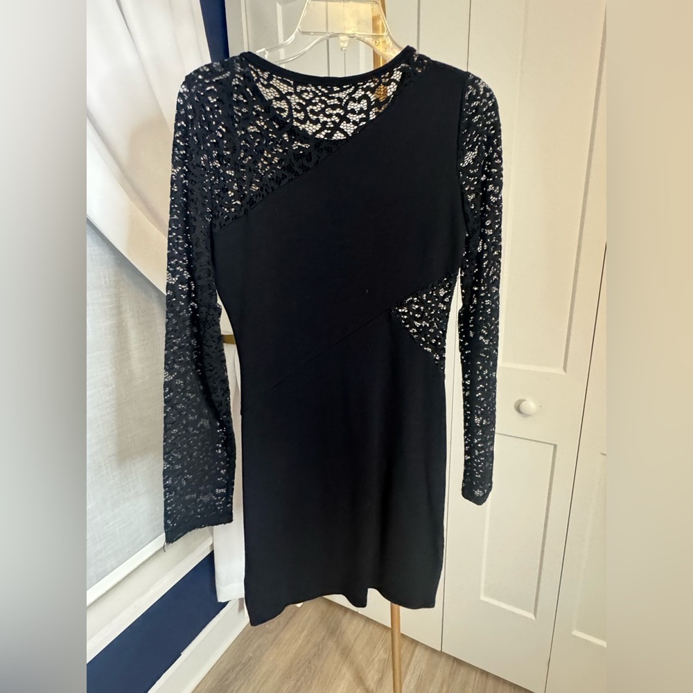 Elegant Black Lace Dress